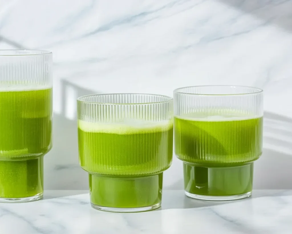 Cucumber Celery Lime Detox Drink for Digestion and Weight Loss in a glass