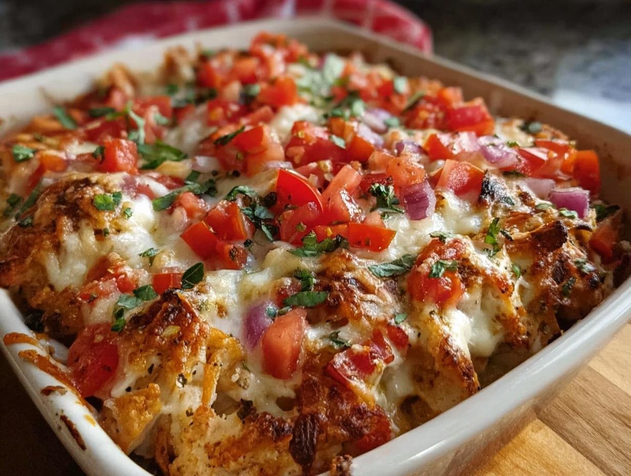 Bruschetta Chicken Casserole: Delicious 30-Minute Meal - Bruschetta Chicken Casserole - additional detail