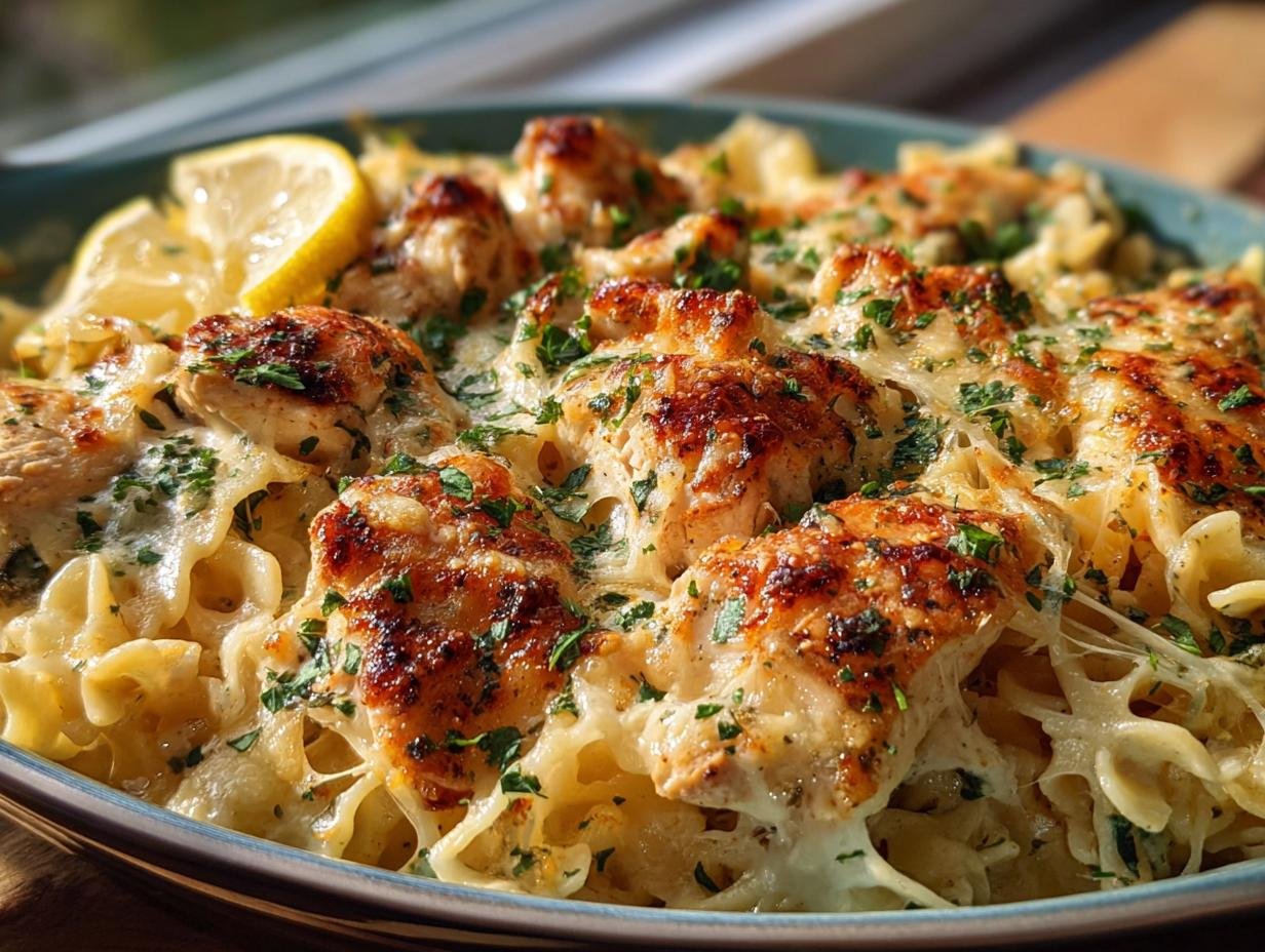 Quick Creamy Lemon Chicken Pasta Meal - Creamy Lemon Chicken Pasta - main visual representation