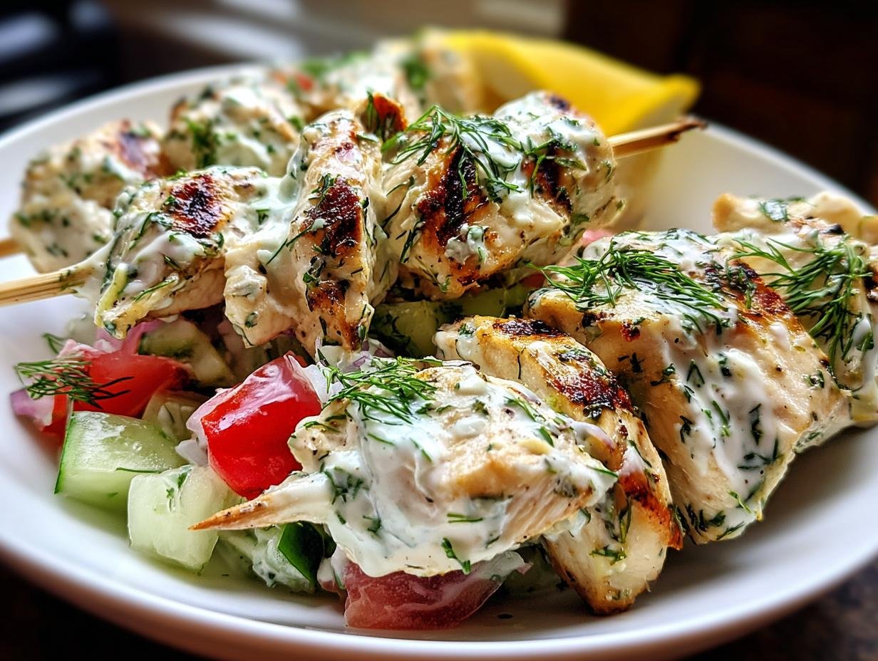 Healthy Mediterranean Tzatziki Chicken