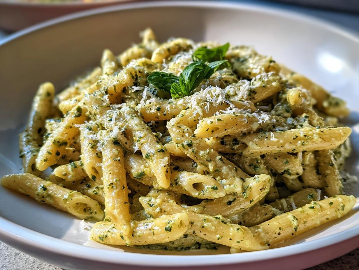 Indulge Creamy Pesto Sauce: 1 Dish, Pure Bliss - Indulge Creamy Pesto Sauce - additional detail