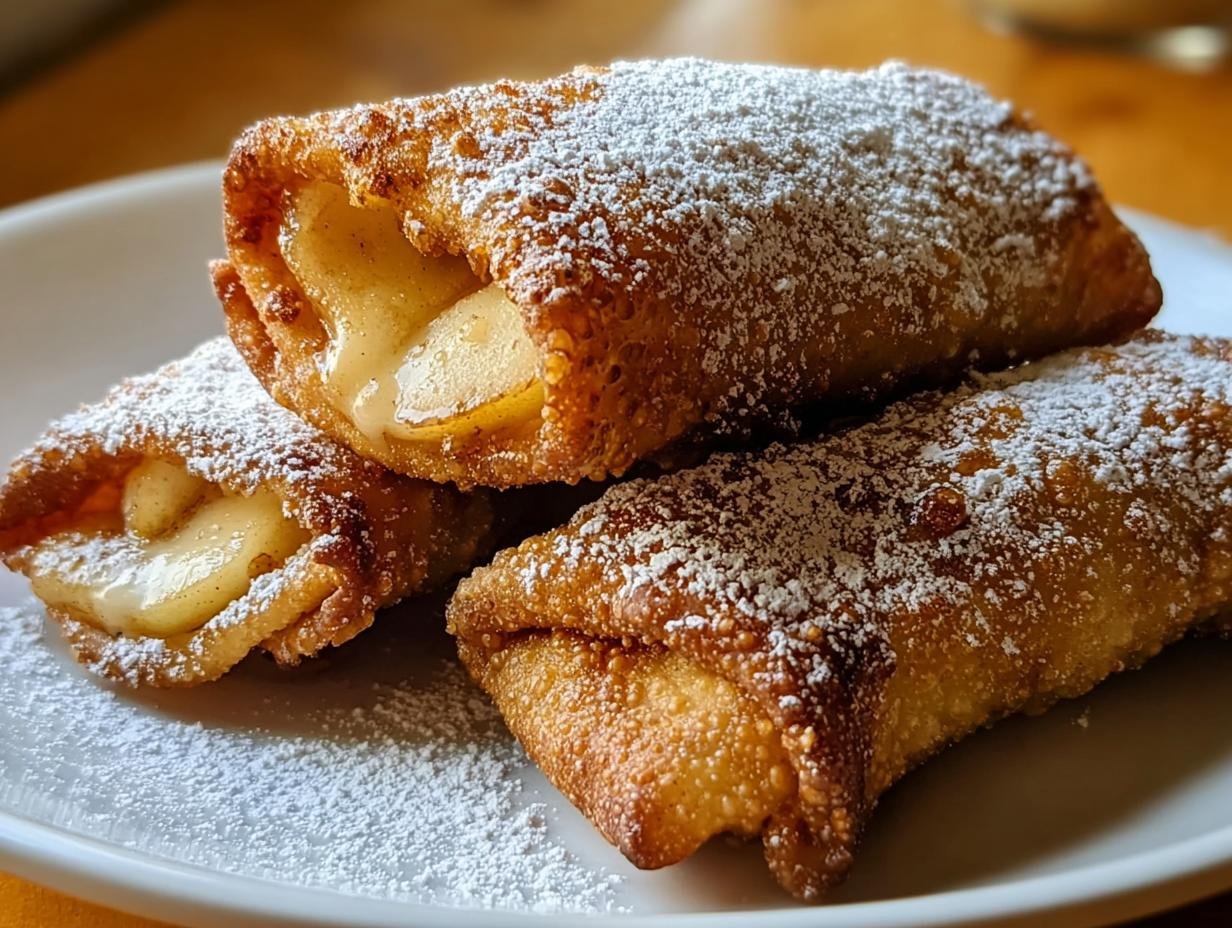 Amazing Apple Pie Egg Rolls in 20 Minutes - Apple Pie Egg Rolls - additional detail