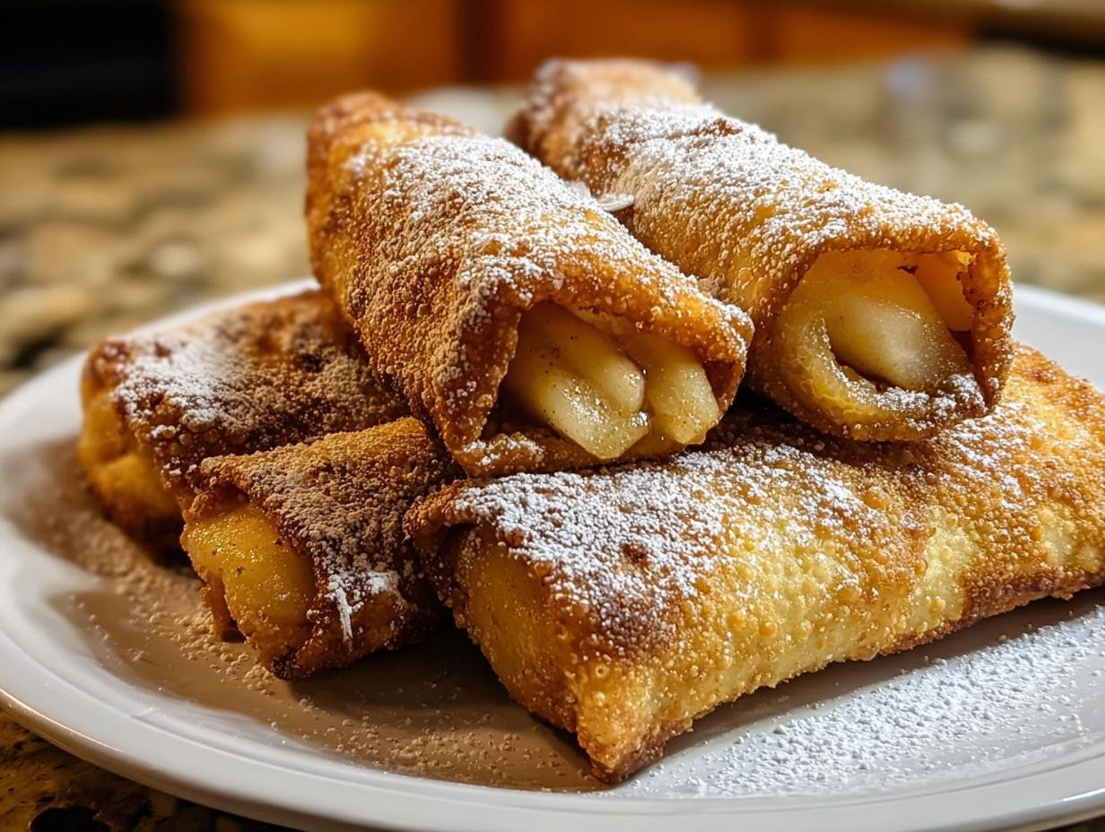 Amazing Apple Pie Egg Rolls in 20 Minutes - Apple Pie Egg Rolls - additional detail