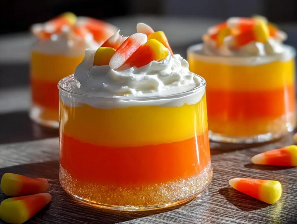 Halloween Candy Corn Jello
