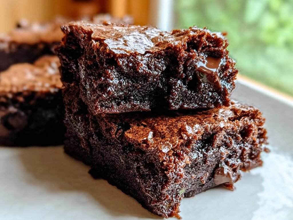 Moist Rich Zucchini Brownies