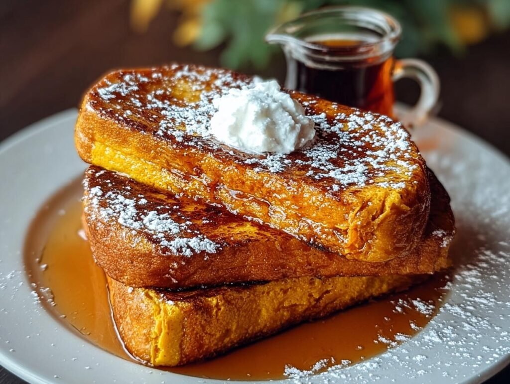 Pumpkin French Toast Breakfast