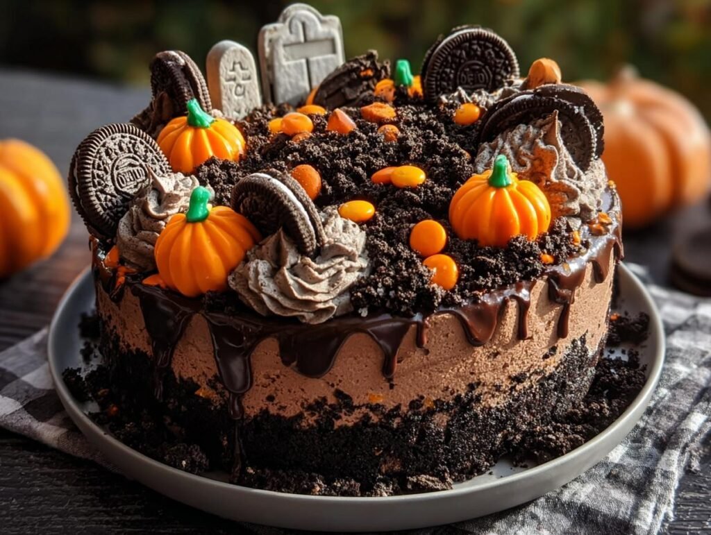 Sweet Graveyard Chocolate Cake