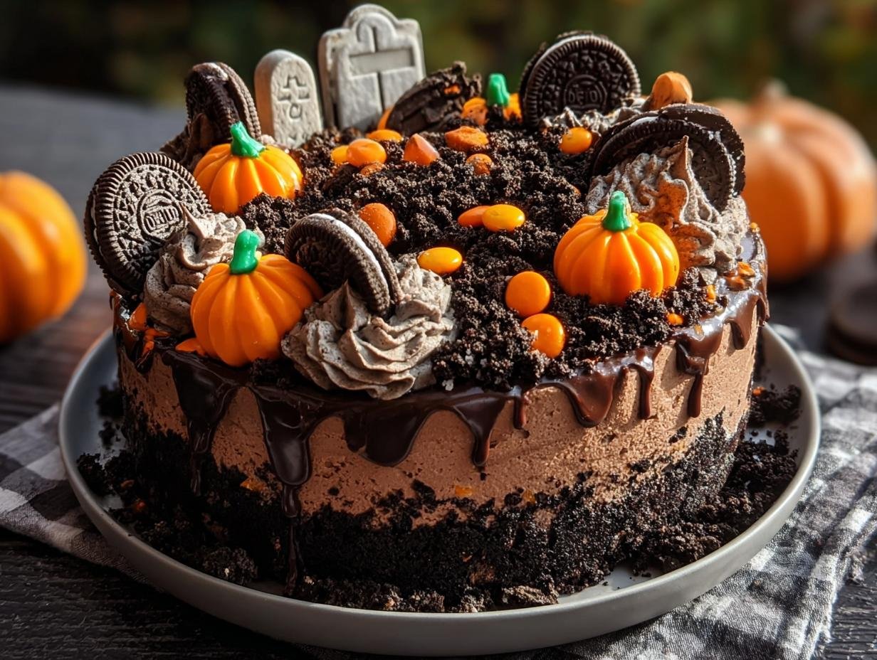 Sweet Graveyard Chocolate Cake