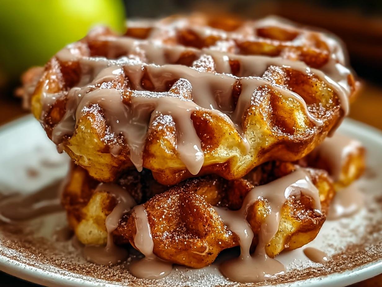 Amazing Apple Fritter Waffle Donuts: 1 Heavenly Recipe 2 Amazing Apple Fritter Waffle Donuts: 1 Heavenly Recipe - Apple Fritter Waffle Donuts - main visual representation