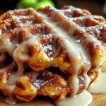 Amazing Apple Fritter Waffle Donuts: 1 Heavenly Recipe 5 Apple Fritter Waffle Donuts