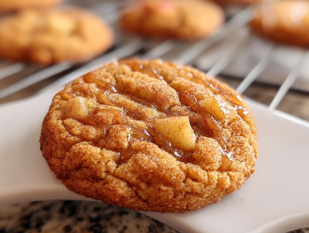 Apple Pie Snickerdoodle Cookies: 1 Cozy Treat 2 Apple Pie Snickerdoodle Cookies: 1 Cozy Treat - Apple Pie Snickerdoodle Cookies - additional detail