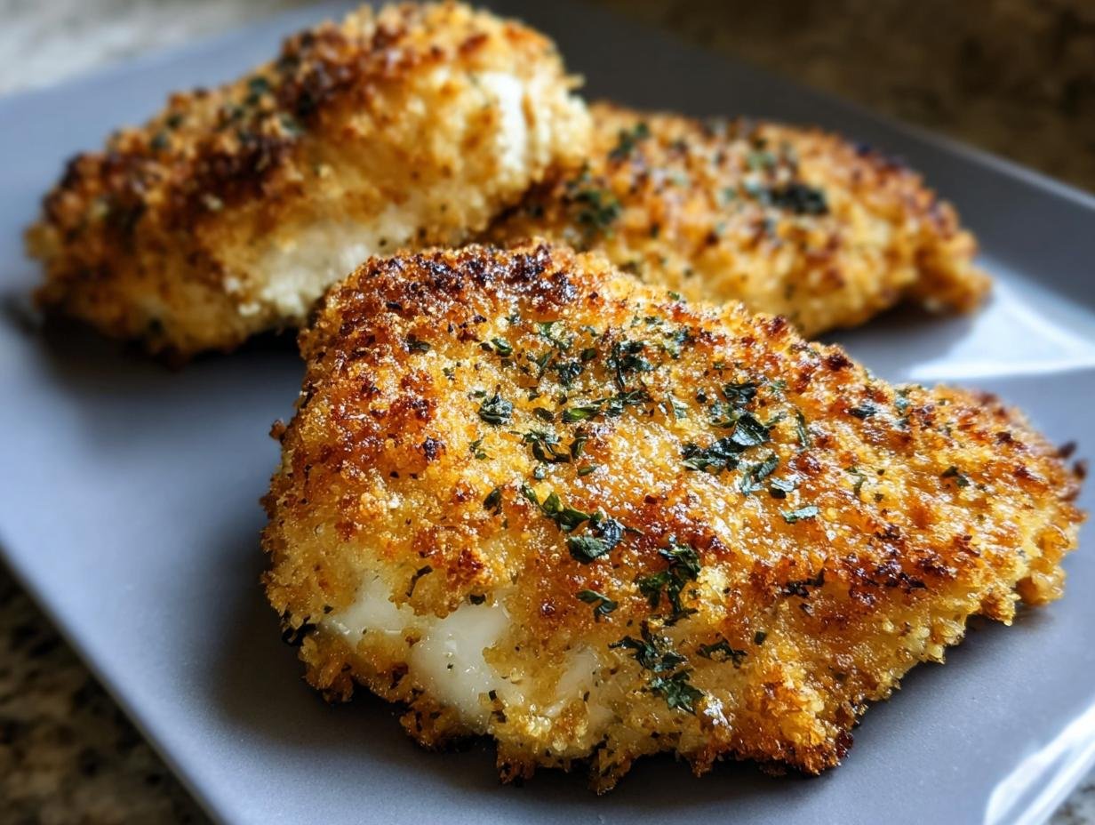 Perfect Baked Parmesan Crusted Chicken: 1 Amazing Recipe 2 Baked Parmesan Crusted Chicken - ingredients laid out