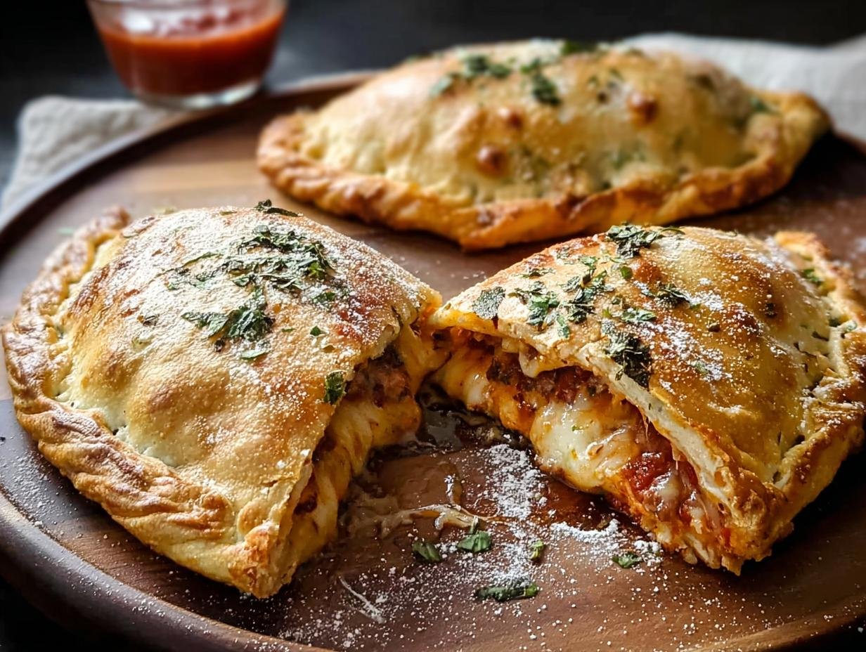 Incredible 6-Ingredient Cheesy Calzones 3 Incredible 6-Ingredient Cheesy Calzones - Calzones - main visual representation