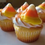 Candy Corn Hat Cupcakes