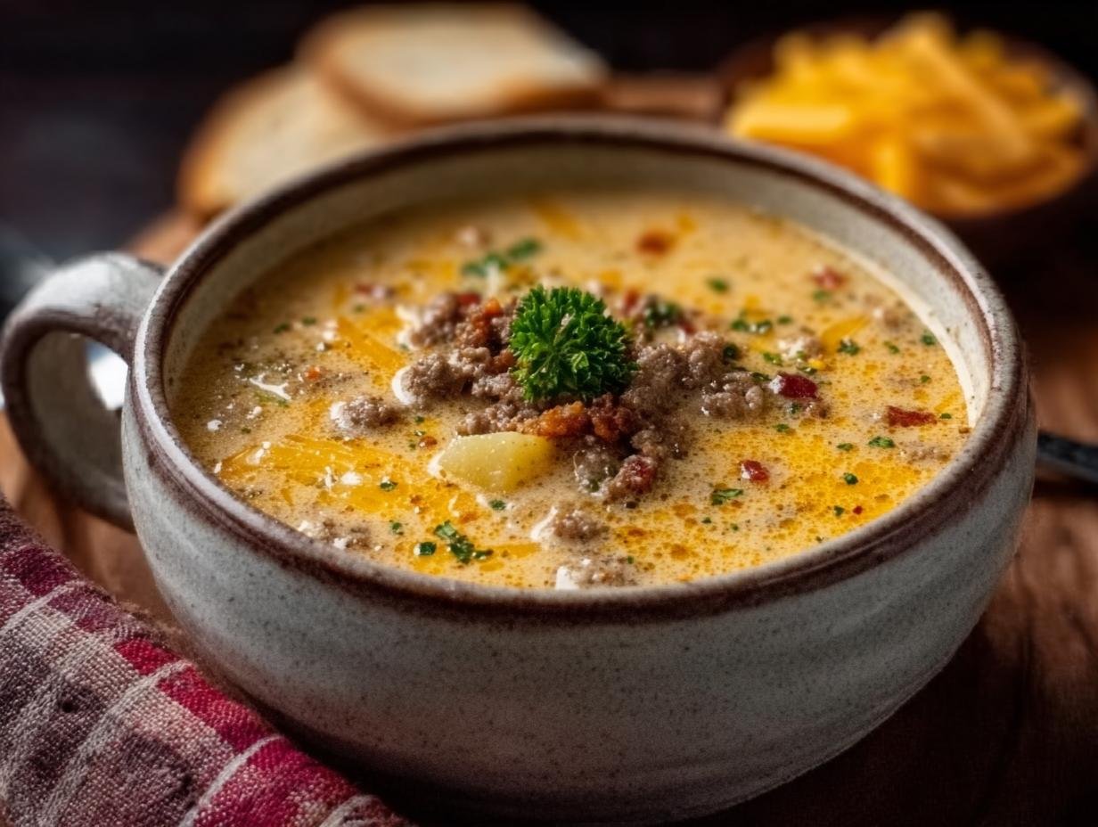 Cheeseburger Soup