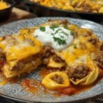 Cheesy Beef Enchilada Tortellini