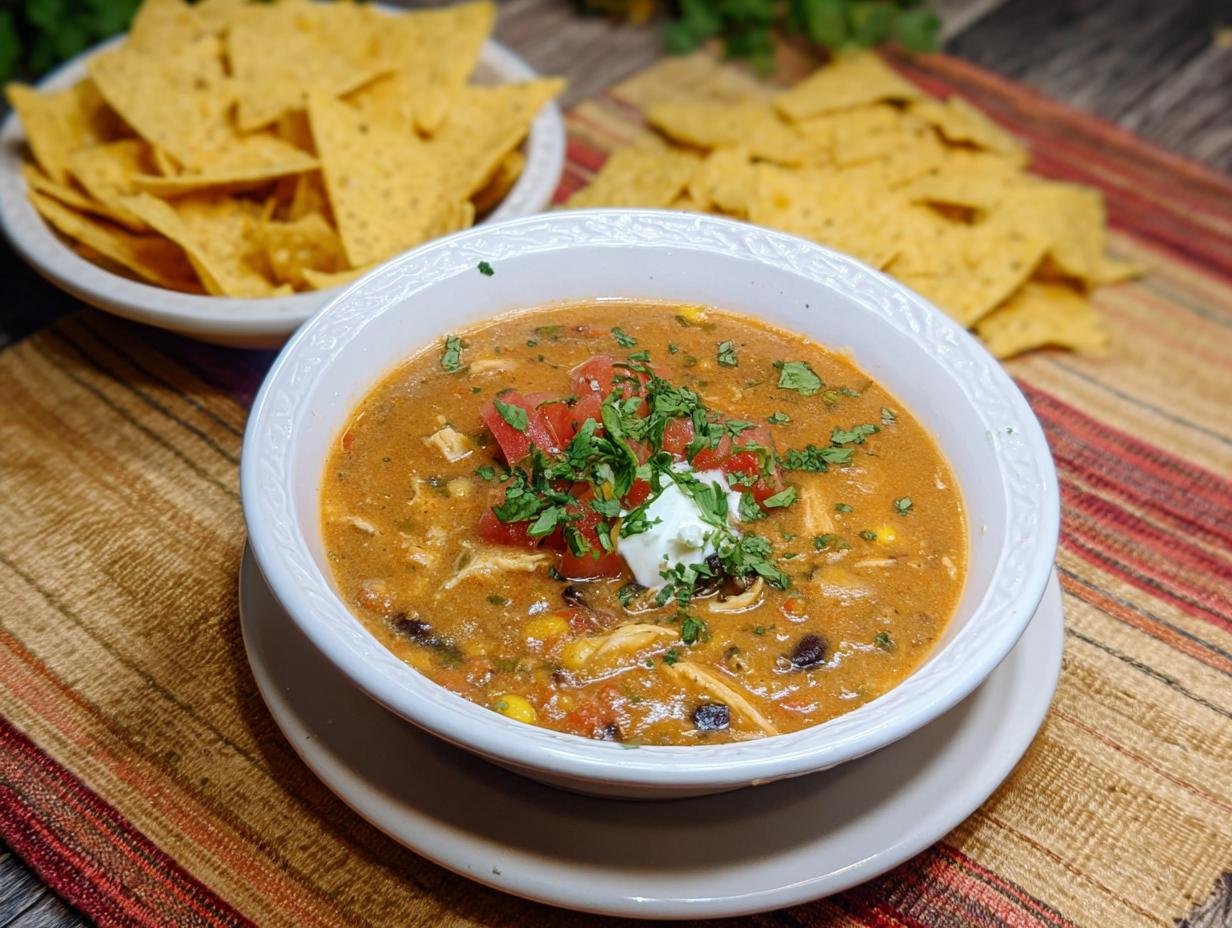 Hearty Chicken Taco Soup: Quick & Easy Flavor - Chicken Taco Soup - main visual representation