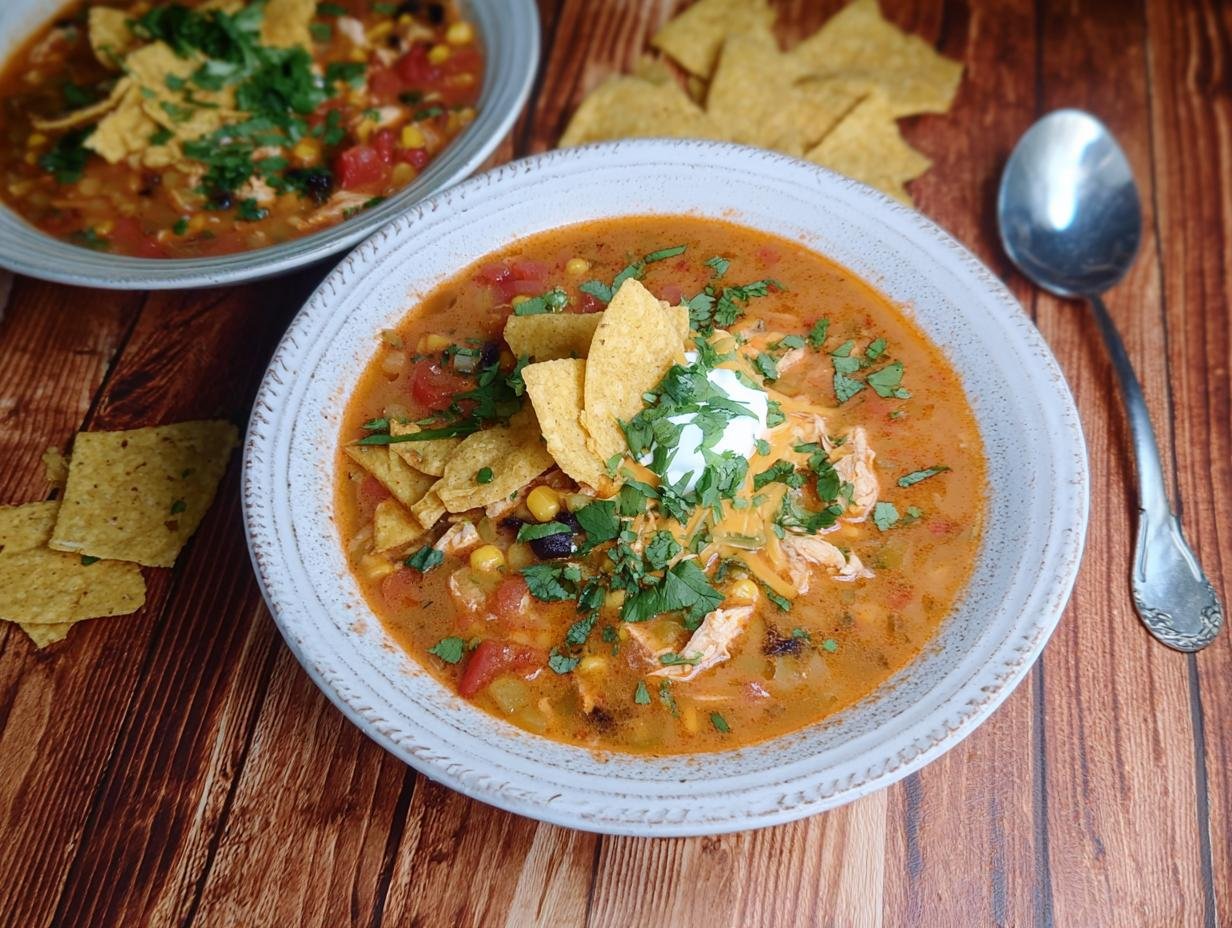 Hearty Chicken Taco Soup: Quick & Easy Flavor - Chicken Taco Soup - additional detail