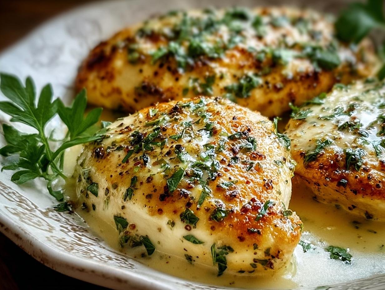 Creamy Garlic Herb Chicken: 40 Min Flavor Bomb - Creamy Garlic Herb Chicken - additional detail