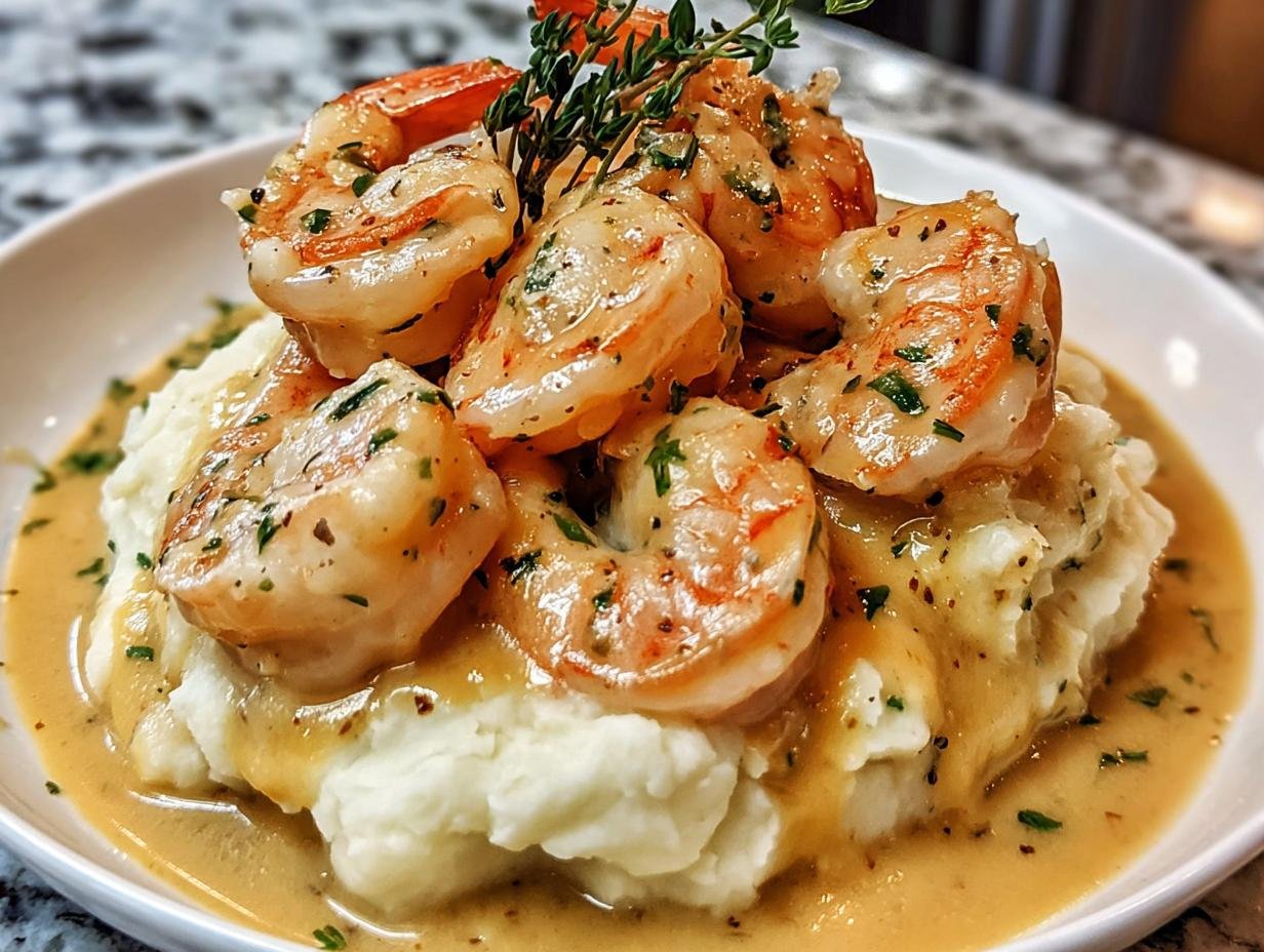 Creamy Garlic Shrimp Over 5 Star Comfort - Creamy Garlic Shrimp Over - additional detail