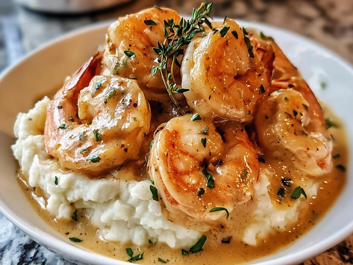 Creamy Garlic Shrimp Over 5 Star Comfort - Creamy Garlic Shrimp Over - additional detail