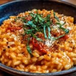 Creamy Tomato Risotto Crispy