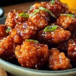 Crispy Orange Chicken Under
