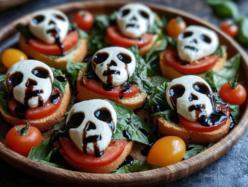 Halloween Caprese Salad