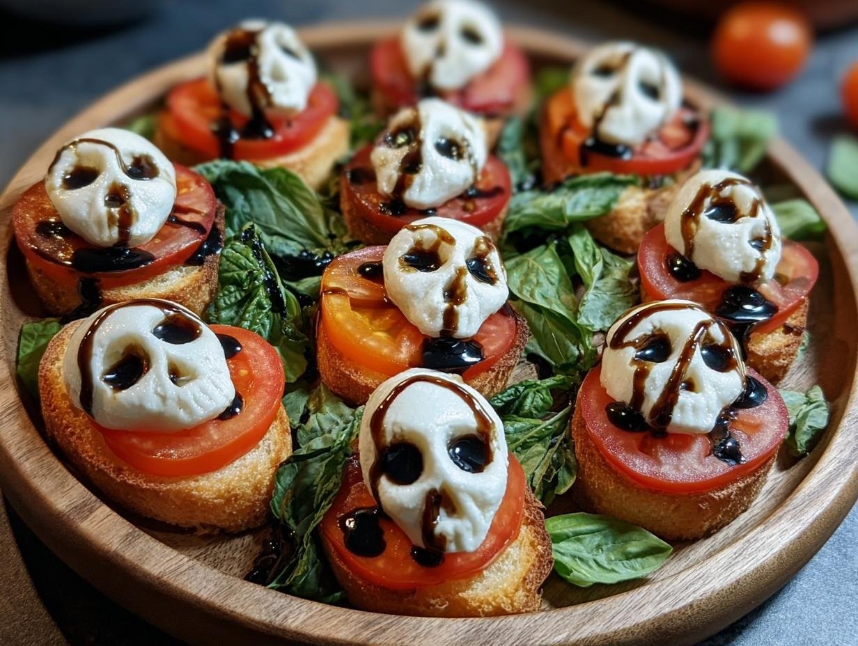 Spooky Halloween Caprese Salad: 1 Delicious Twist - Halloween Caprese Salad - additional detail