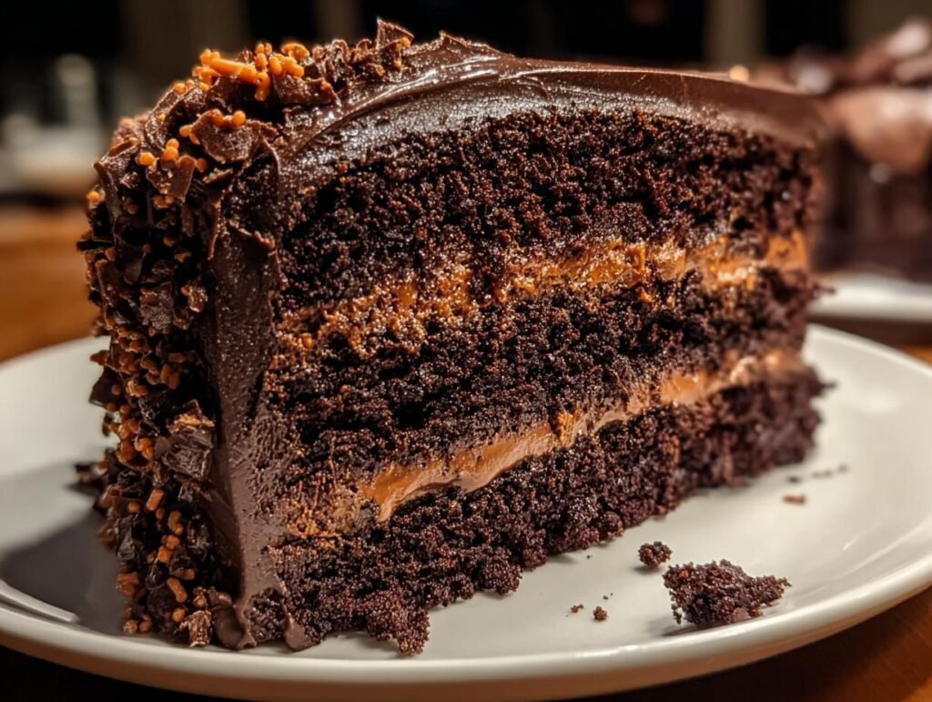 Halloween Chocolate Delight Cake