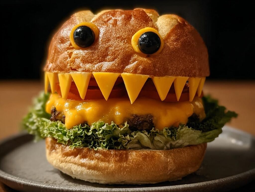 Halloween Monster Burgers