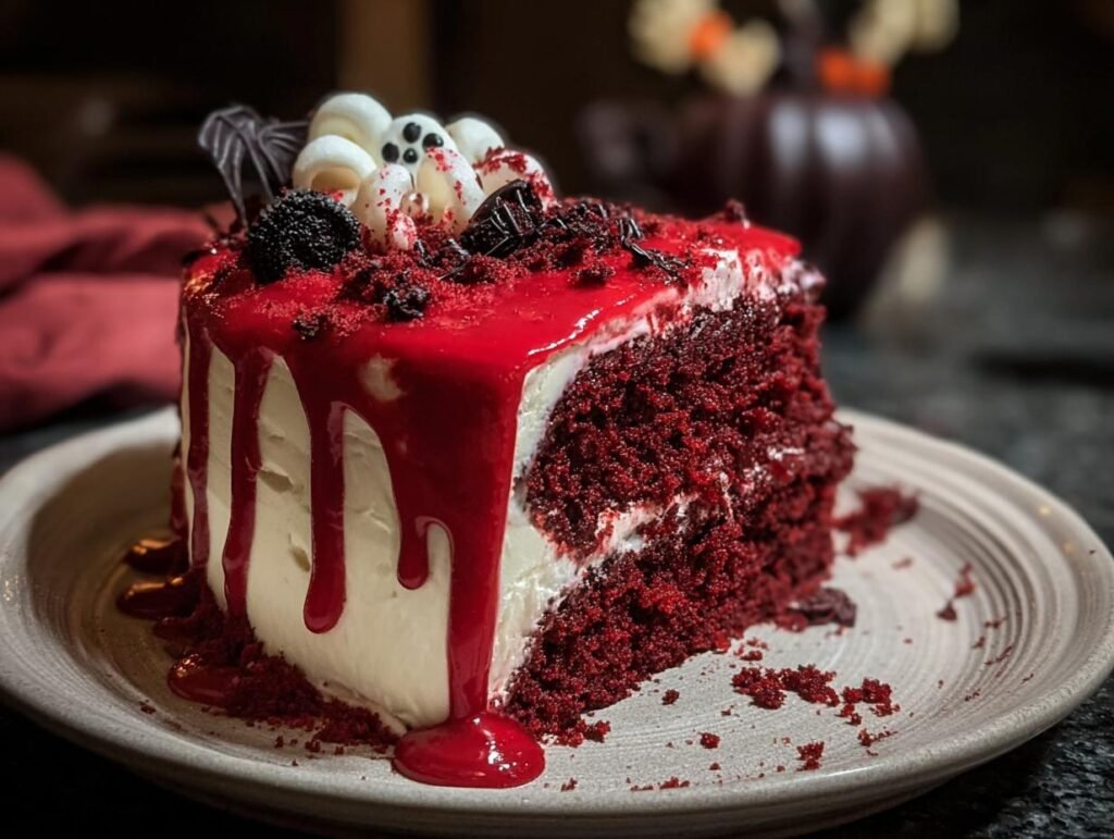 Halloween Red Velvet Cake