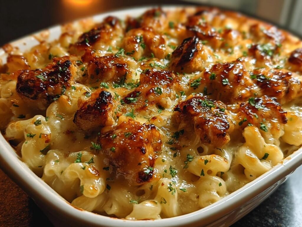 Honey Garlic Chicken Mac