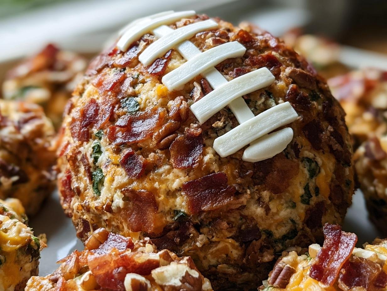 Jalapeno Popper Football Cheese: Amazing Game Day Appetizer - Jalapeno Popper Football Cheese - additional detail