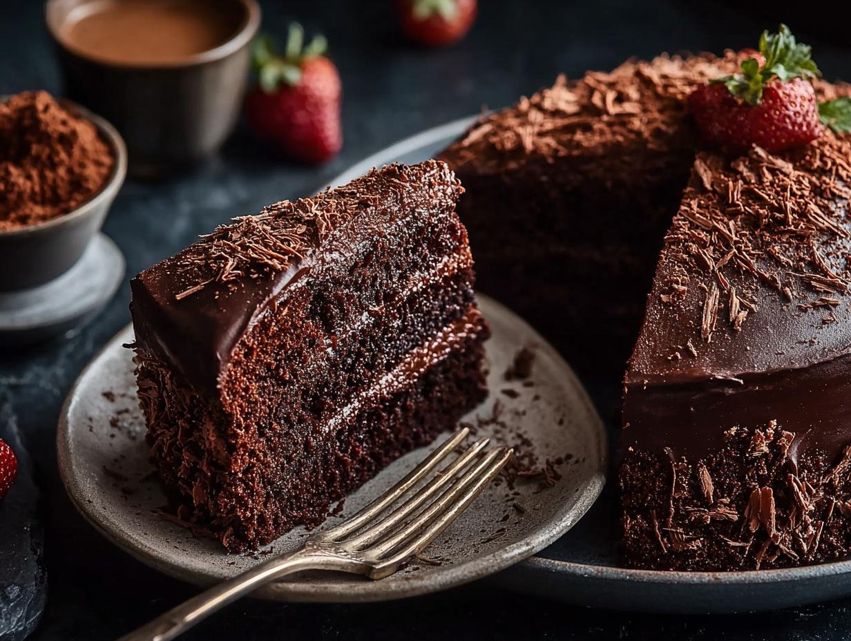 Melted! Easiest One Bowl Chocolate Cake Ever - One Bowl Chocolate Cake - additional detail
