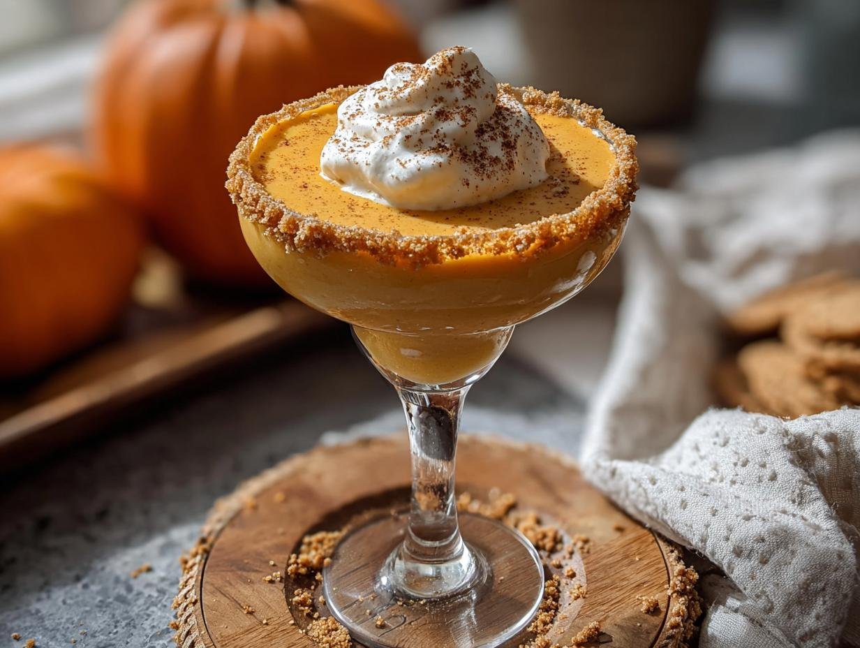 Pumpkin Martini Fall Cocktail