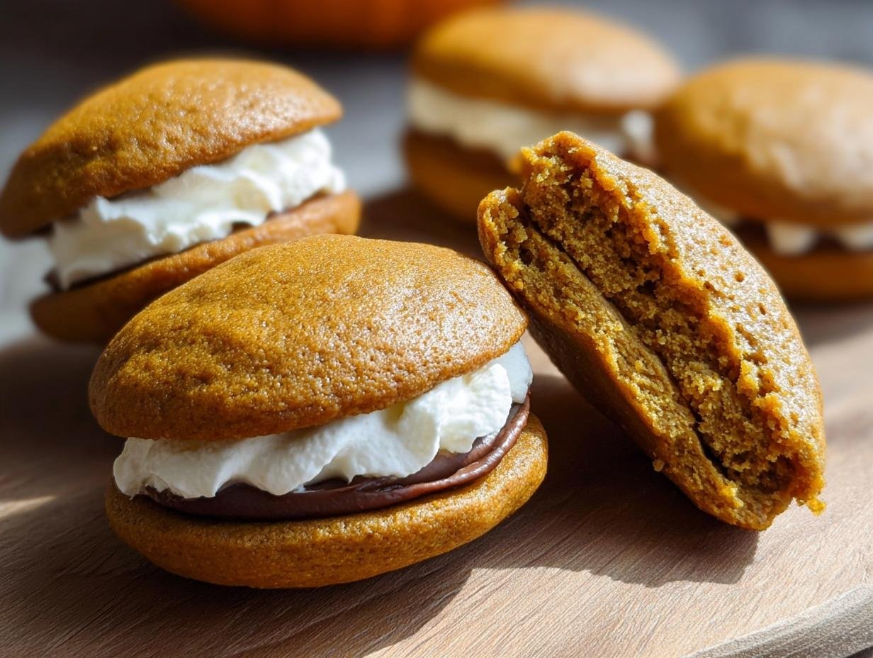 Amazing Pumpkin Whoopie Pies Recipe - Pumpkin Whoopie Pies - main visual representation
