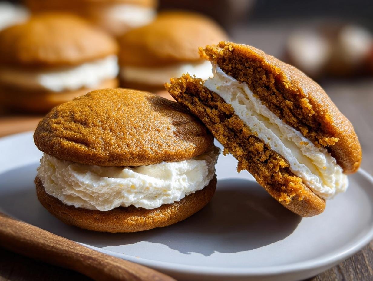 Amazing Pumpkin Whoopie Pies Recipe - Pumpkin Whoopie Pies - additional detail