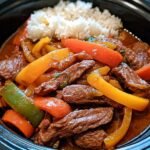 Slow Cooker Pepper Steak: Amazing 4-Hour Dinner 4 Slow Cooker Pepper Steak