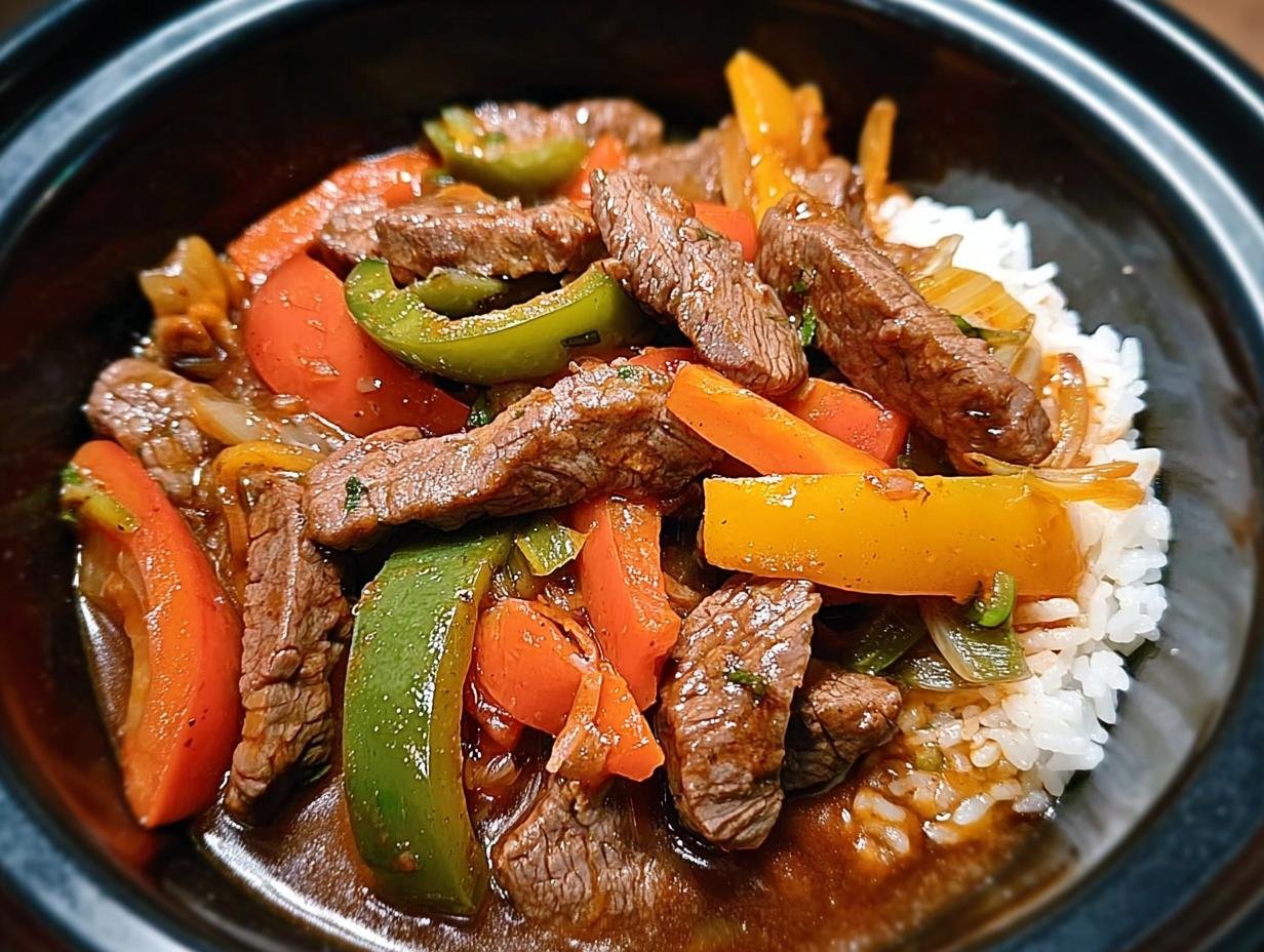 Slow Cooker Pepper Steak: Amazing 4-Hour Dinner 3 Slow Cooker Pepper Steak: Amazing 4-Hour Dinner - Slow Cooker Pepper Steak - additional detail