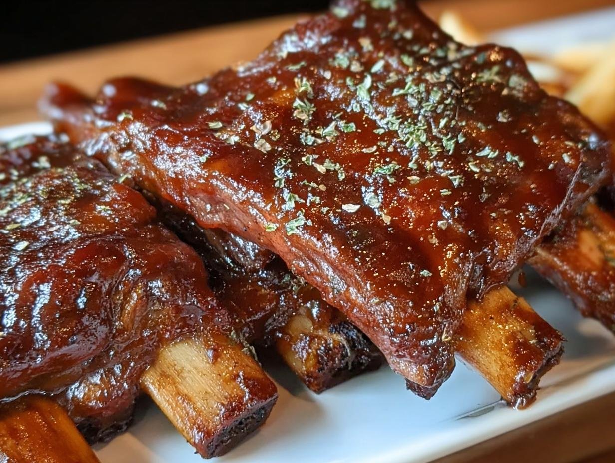 Slow Cooker Root Beer BBQ Ribs: Ridiculously Tender - Slow Cooker Root Beer - additional detail