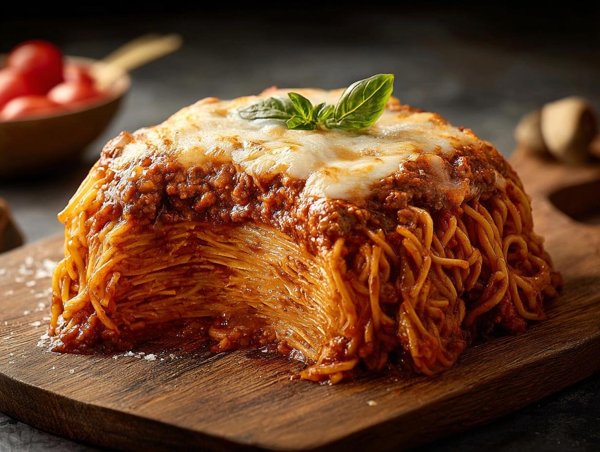 Spaghetti Brain Bake: 1 Spooky Recipe Perfection - Spaghetti Brain Bake - additional detail