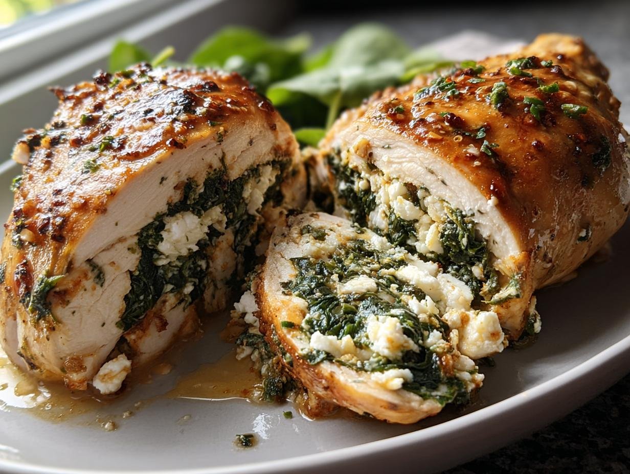 Spinach Feta Stuffed Chicken: 4 Amazing Variations - Spinach Feta Stuffed Chicken - additional detail