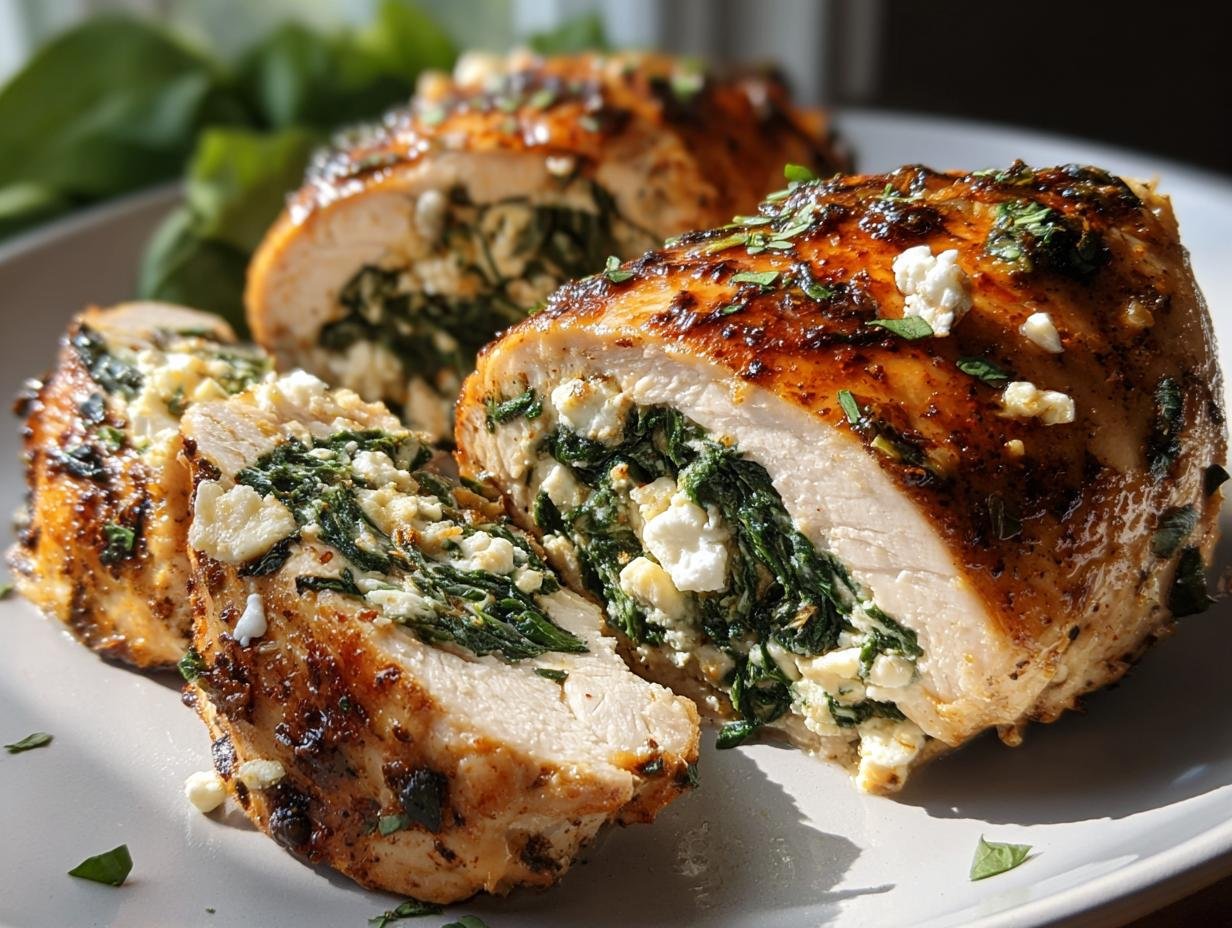 Spinach Feta Stuffed Chicken: 4 Amazing Variations - Spinach Feta Stuffed Chicken - additional detail