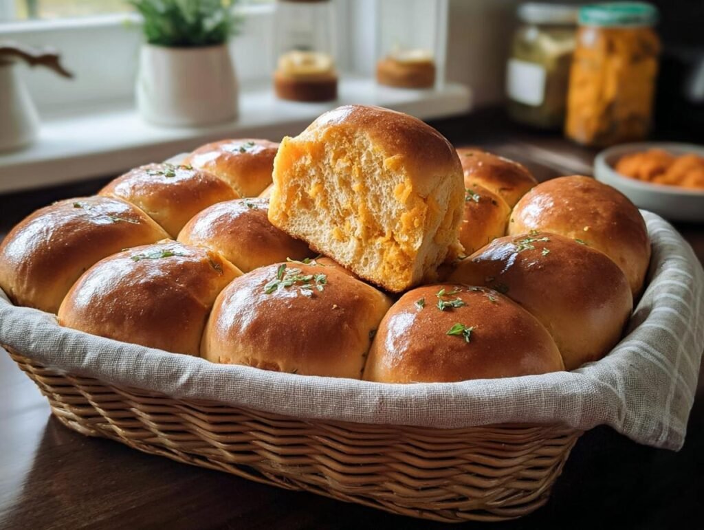 Sweet Potato Dinner Rolls