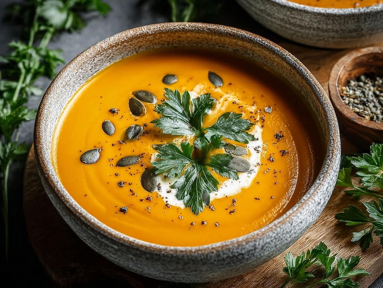 Incredible Vegan Pumpkin Soup: 1 Cozy Bowl - Vegan Pumpkin Soup Incredible - additional detail