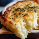 Baked Mashed Potatoes Cheddar