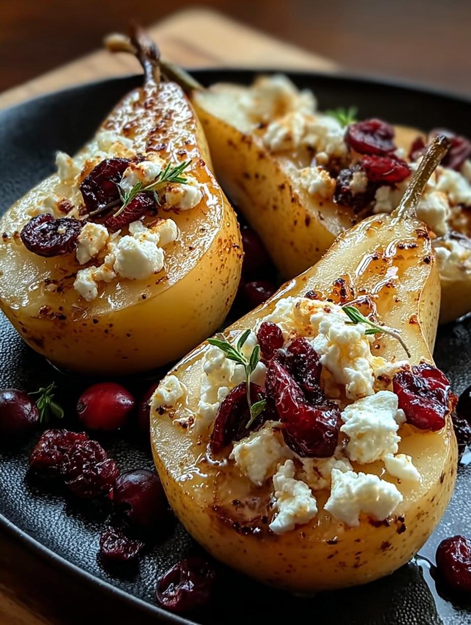 Baked Pears Feta Honey: 20-Minute Dream Dish 1 Baked Pears Feta Honey