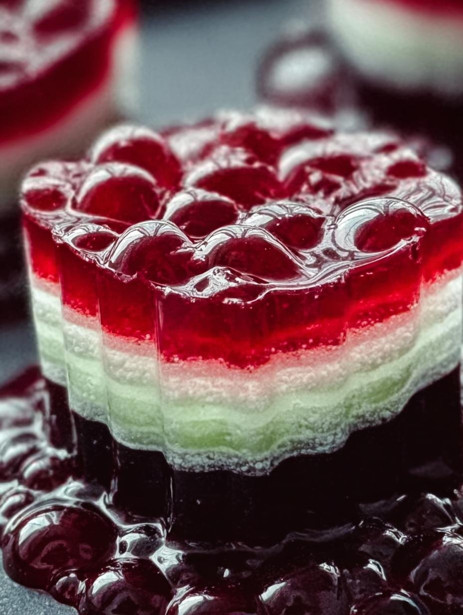 Beetlejuice Halloween Jello Shots: Spooky Fun! - Beetlejuice Halloween Jello Shots - additional detail