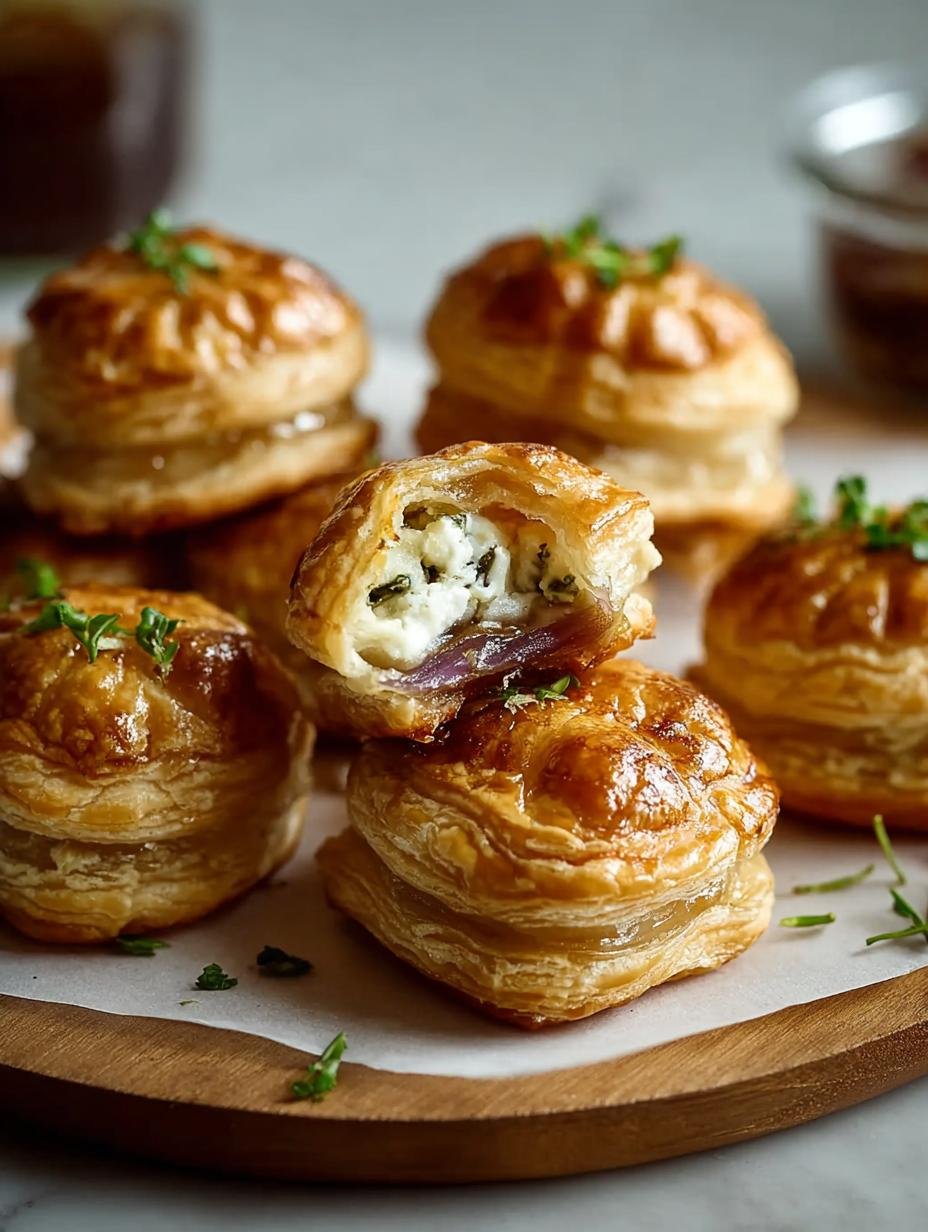 Irresistible Brie Onion Puffs for Effortless Entertaining - Brie Onion Puffs - main visual representation